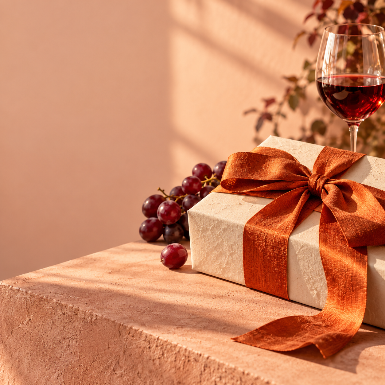 Een cadeau met een feestelijk lint